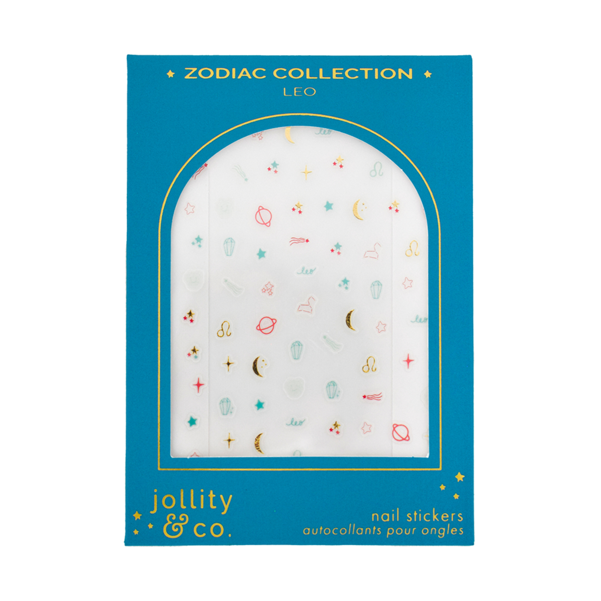 Zodiac Leo Nail Stickers, Jollity & Co