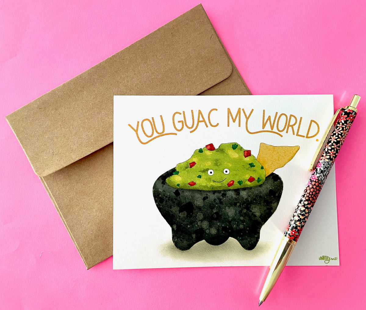 You Guac My World Card