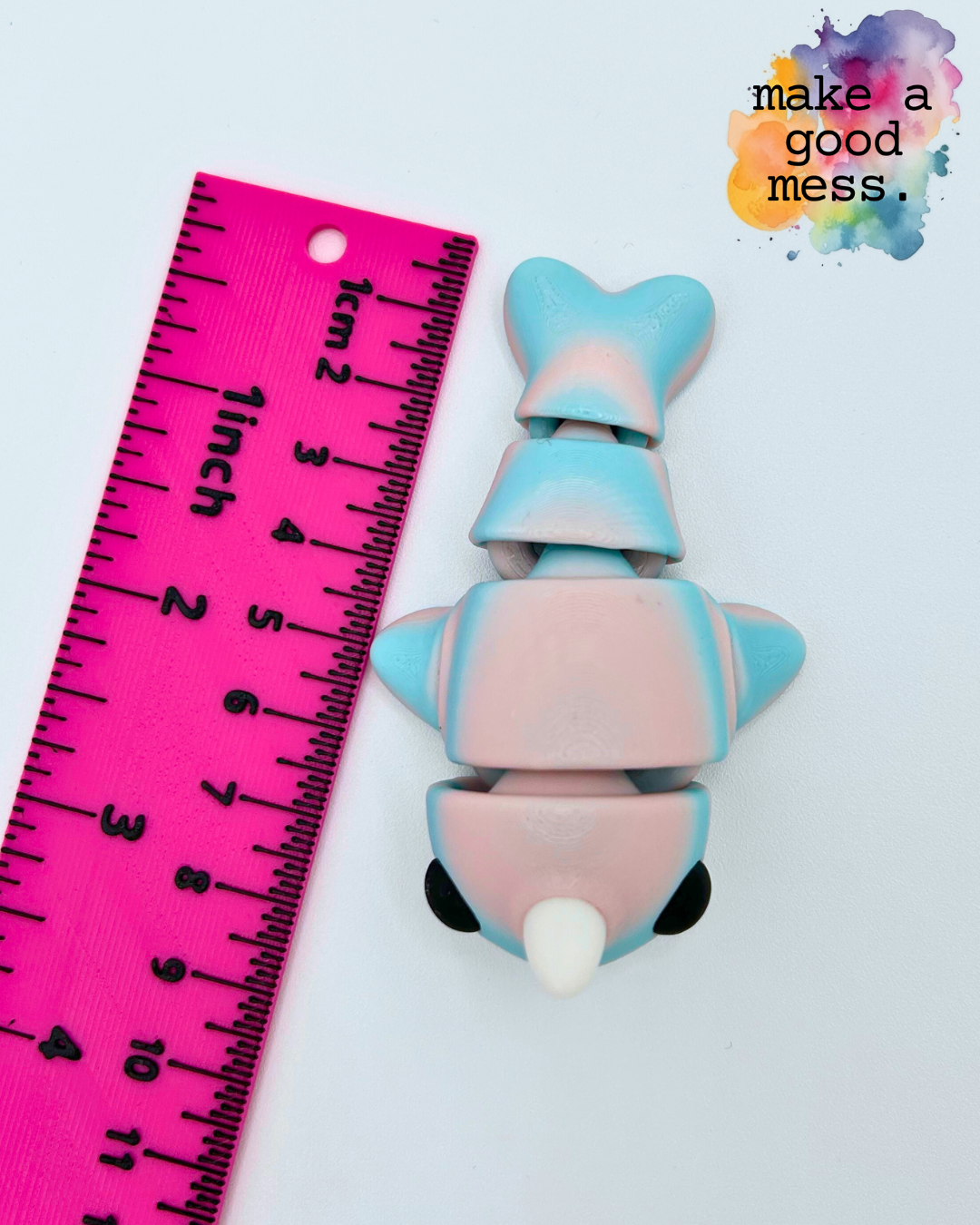 Narwahl Fidget Friend - Pride Flag Inspired Color Wave