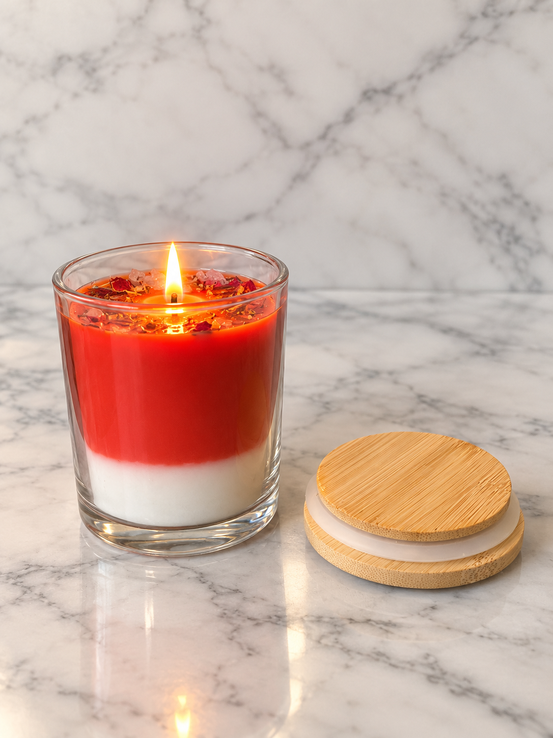 Love & Lust Soy Wax Jar Candle | Rose & Patchouli