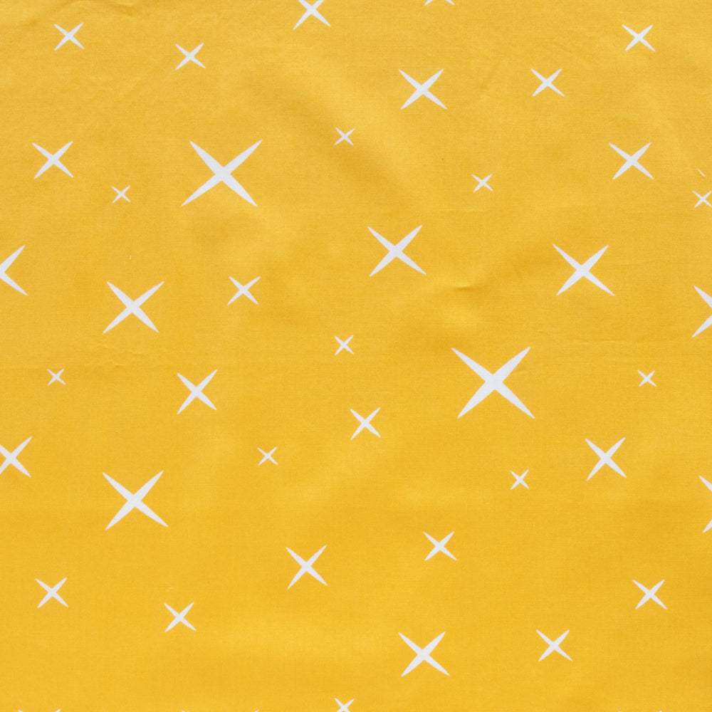 Little Hoshi Mustard Organic Cotton Poplin
