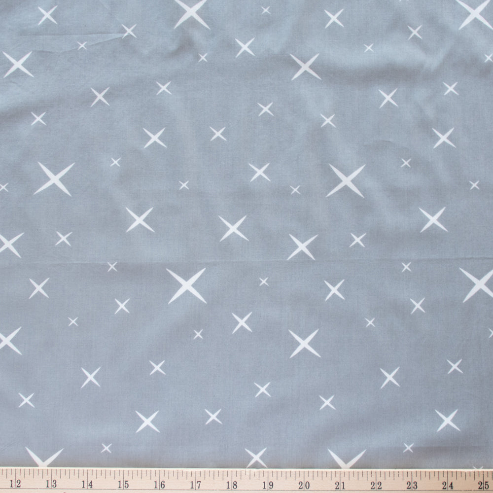 Little Hoshi Gray Organic Cotton Poplin