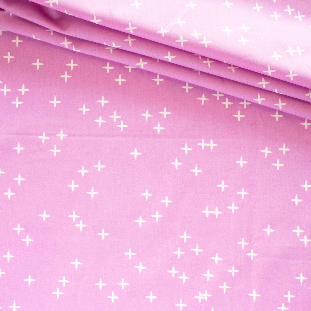 Wink Violet Fat Quarters Organic Cotton Poplin