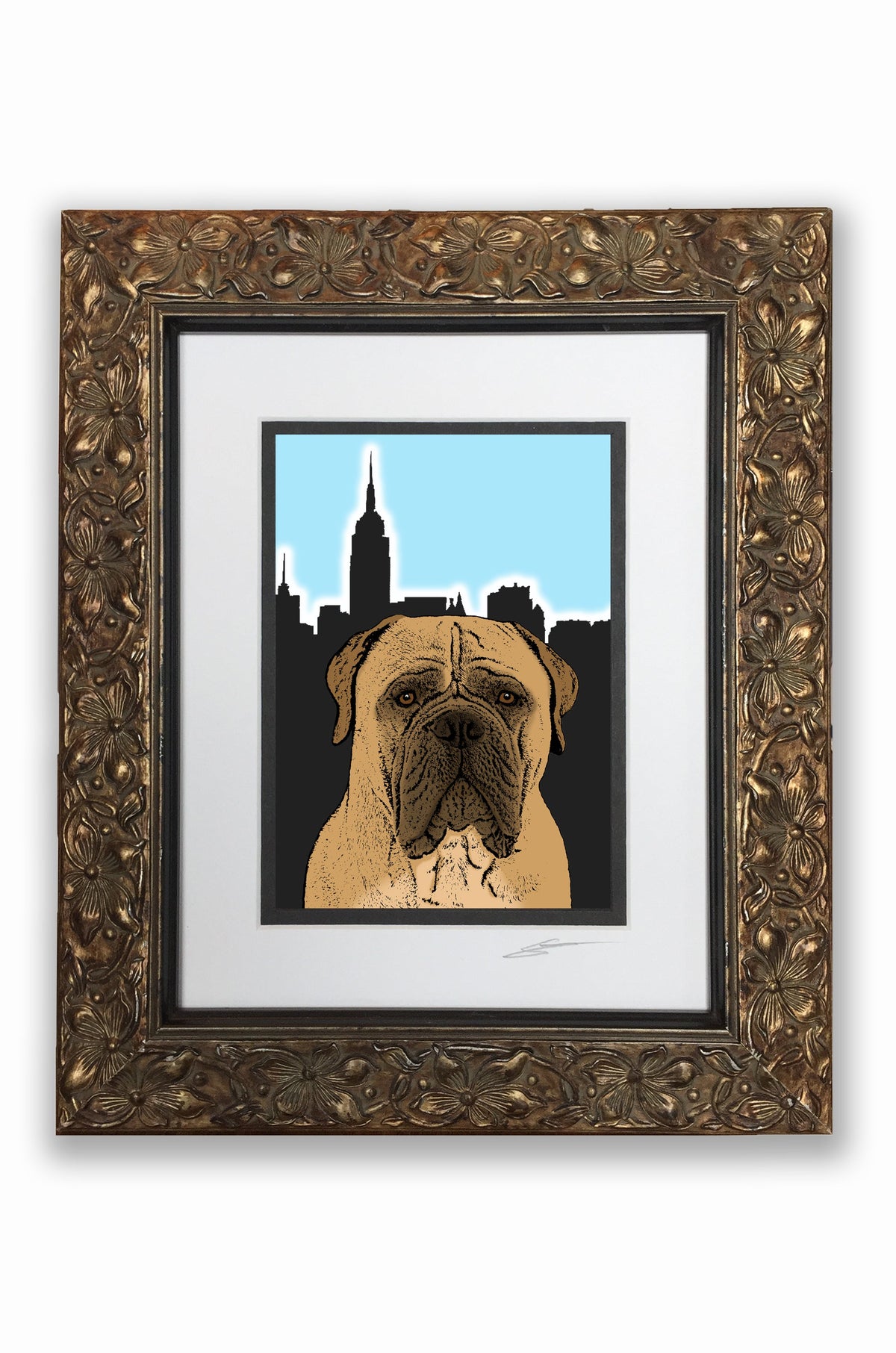 Mastiff Pupart Portrait