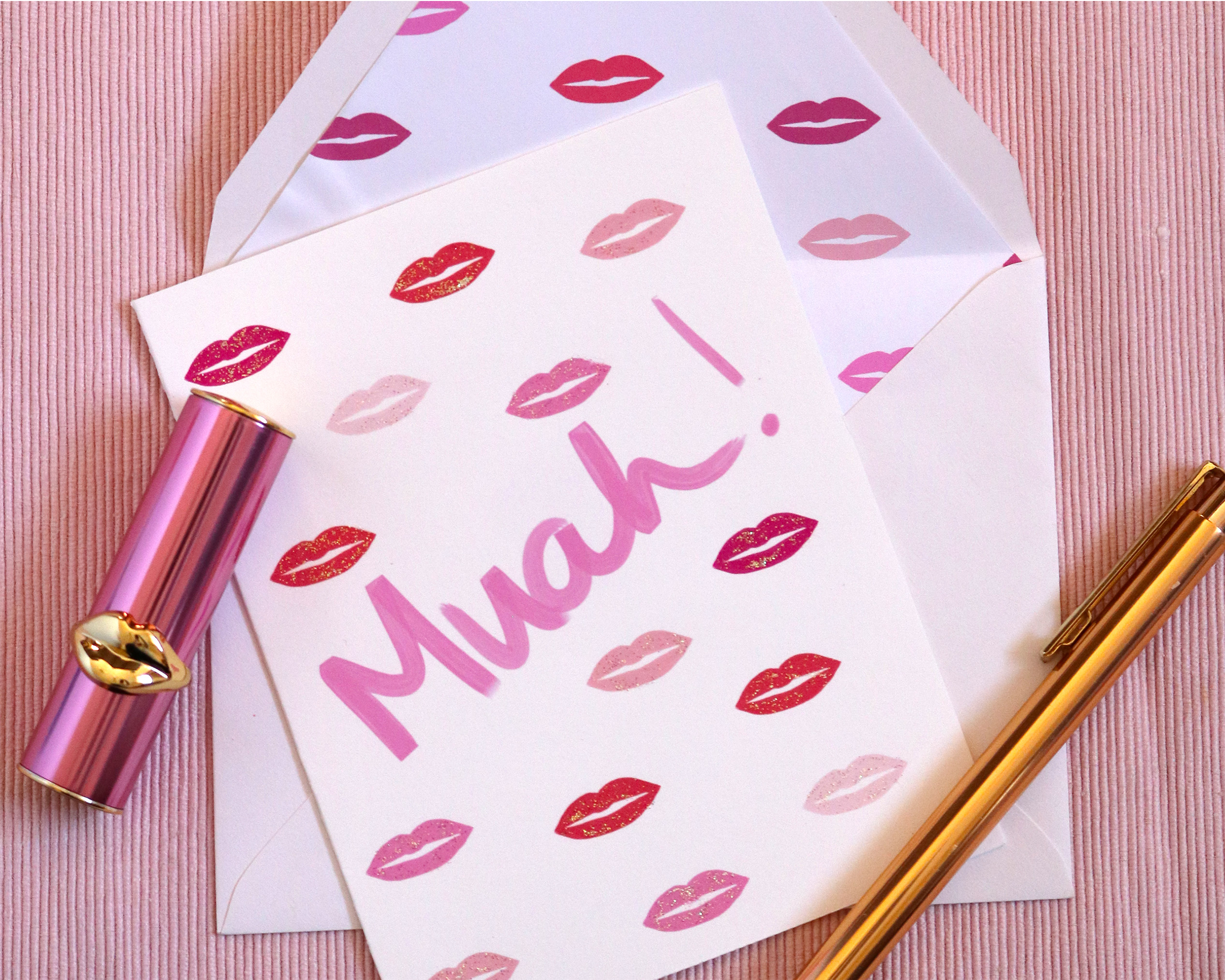 Muah! Kiss Greeting Card