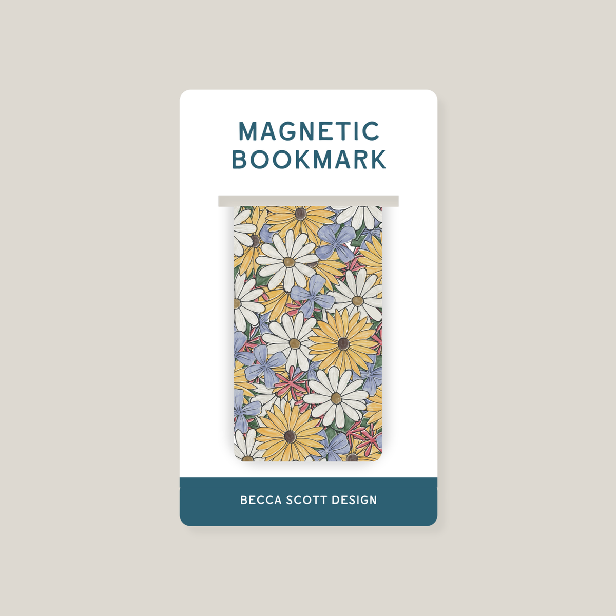 State Flowers Magnetic Bookmark