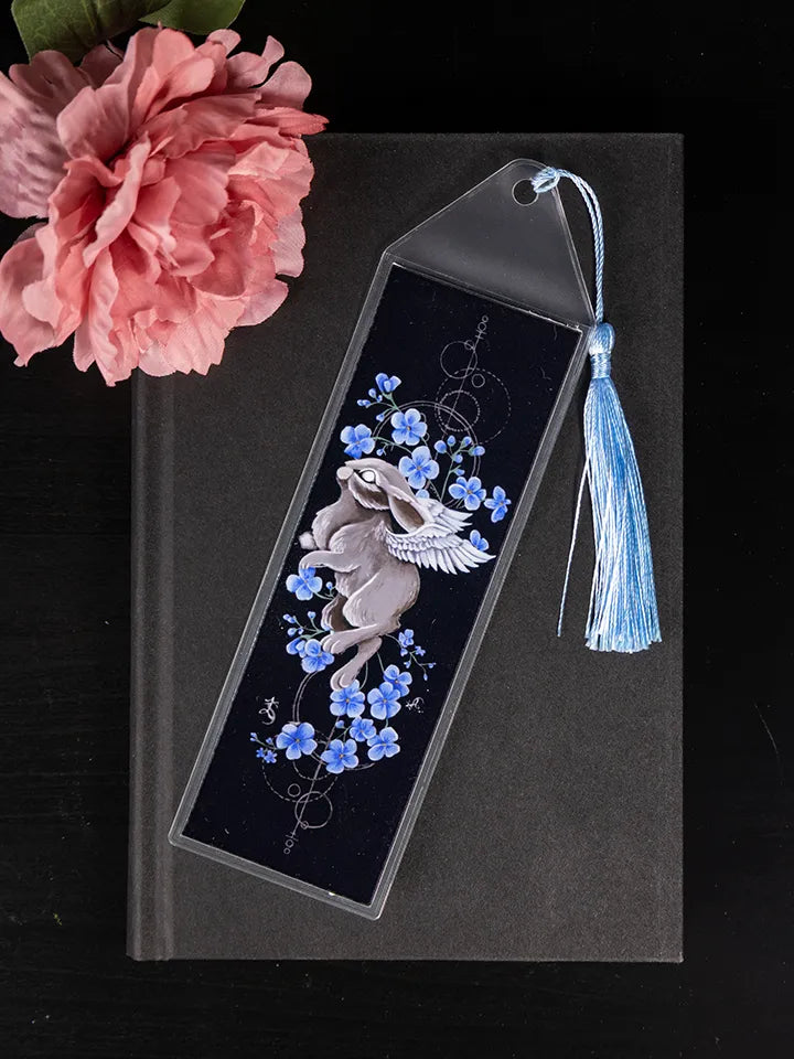 Angel Bunny Bookmark, Original Artwork Page Holder