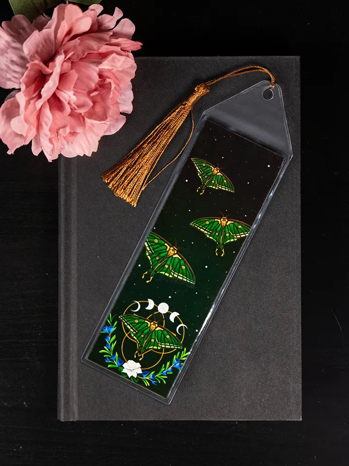 Moon Moth Bookmark, Original Artwork Page Holder