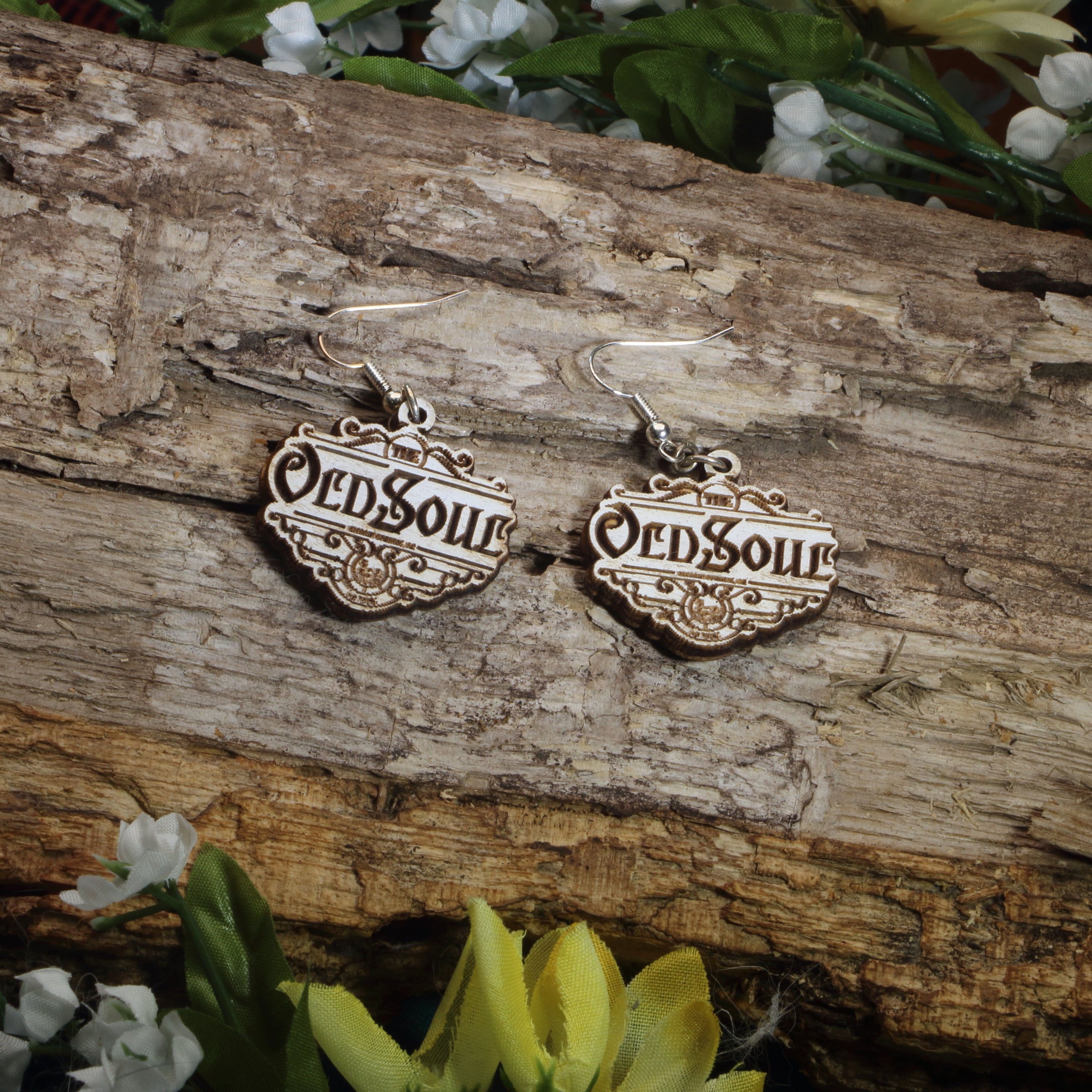 Old Soul Wooden Dangle Earrings | Vintage Apothecary Jewelry