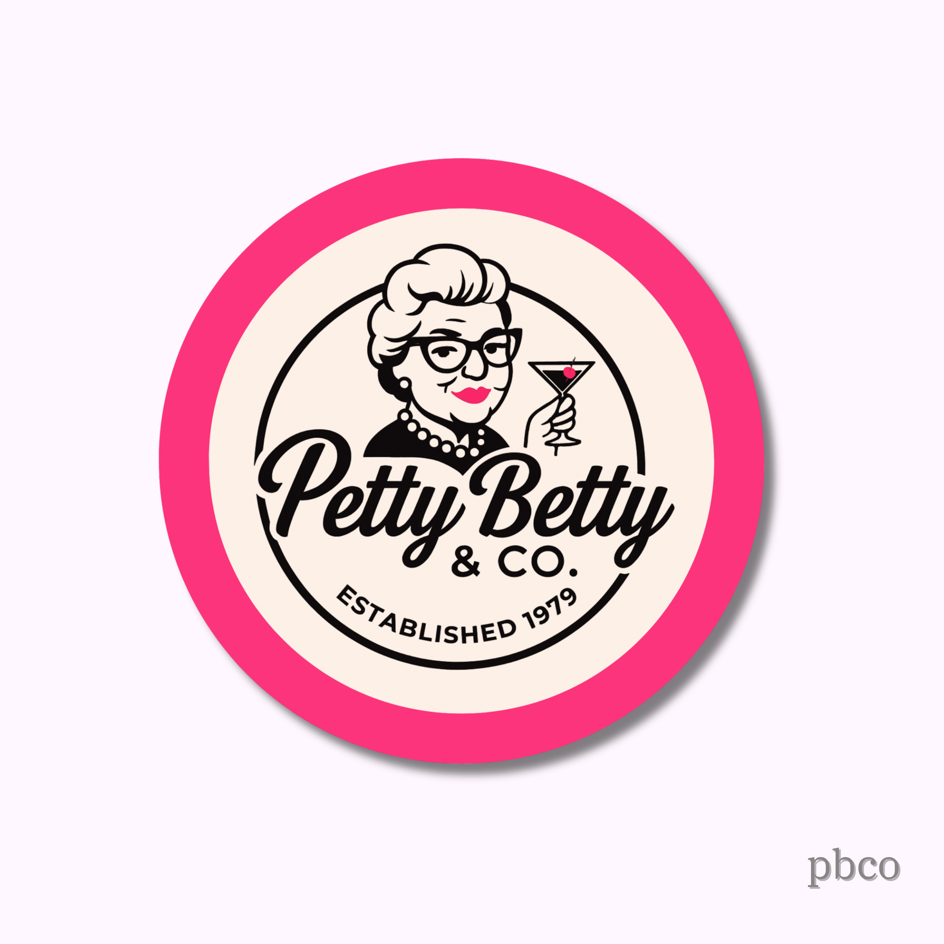 Petty Betty & Co. Logo Sticker