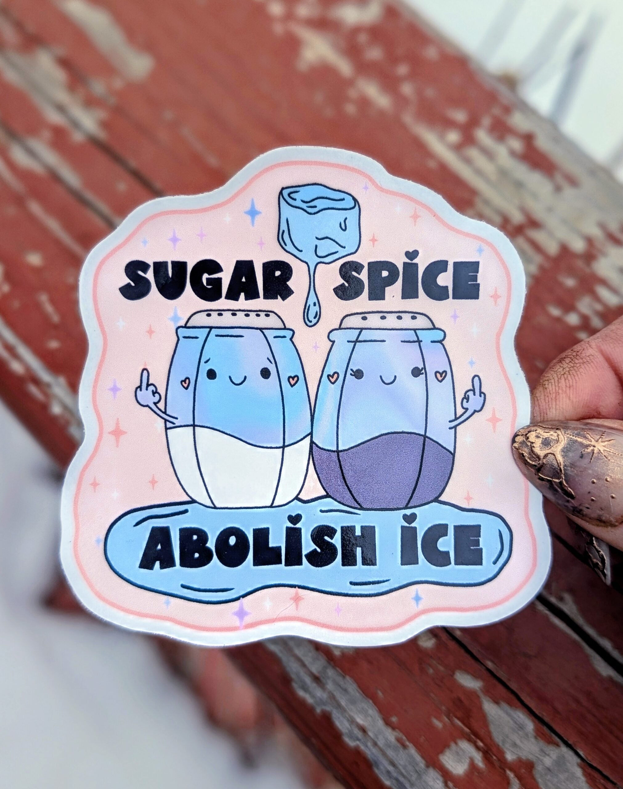 Sugar Spice Abolish Ice Vinyl Sticker