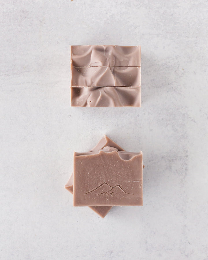 Goat Milk handmade soap bar scented with patchouli essential oil