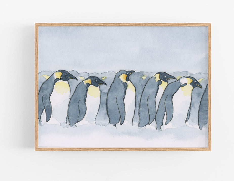 Penguin March Print