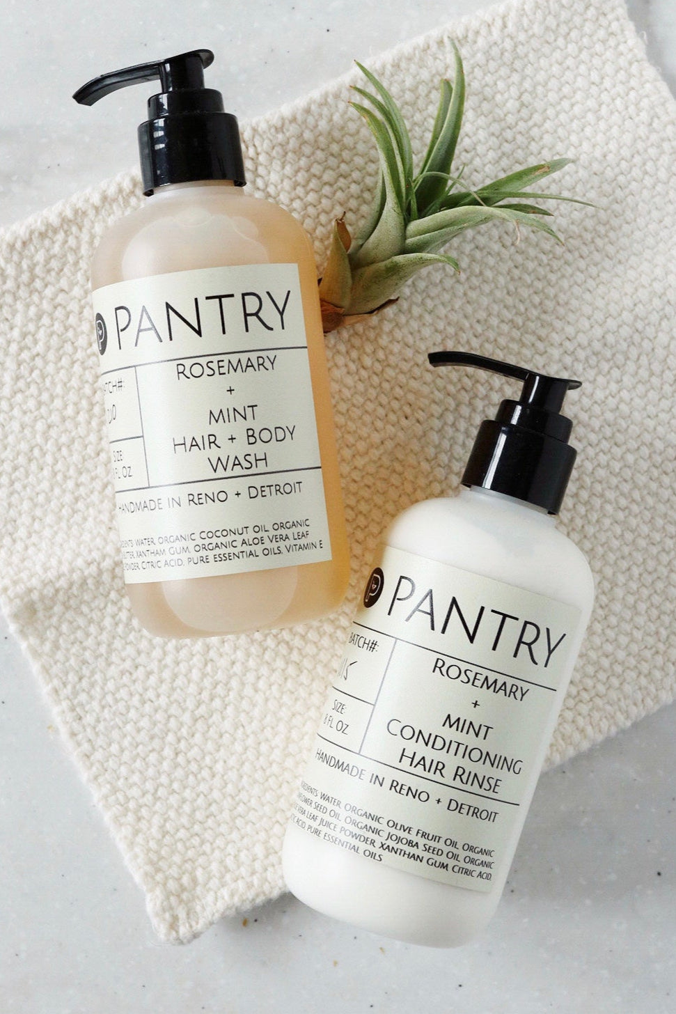 Rosemary + Mint Shampoo, Body Wash + Conditioner No SLS, Parabens, Phthlates or Fragrances