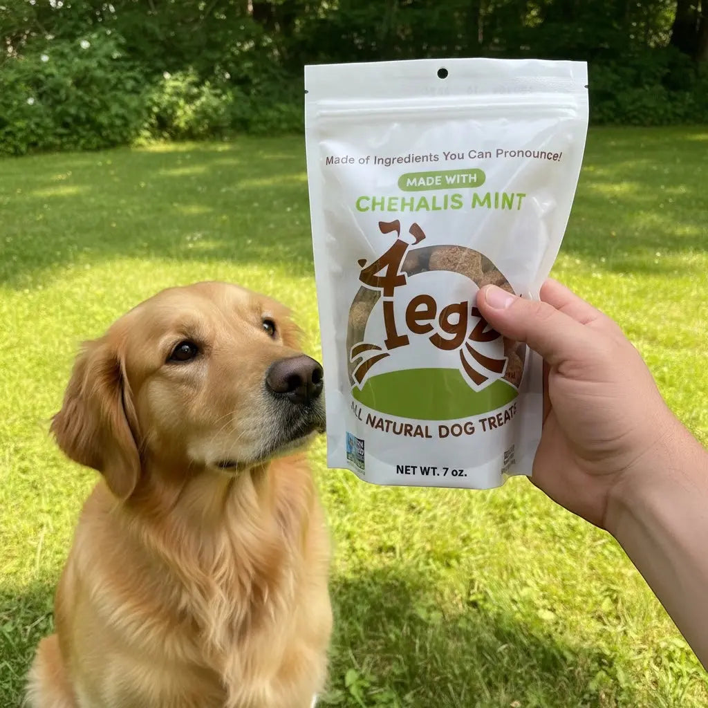 Chehalis Mint Dog Treats for Fresh Breath and Healthy Chewing - 4Legz