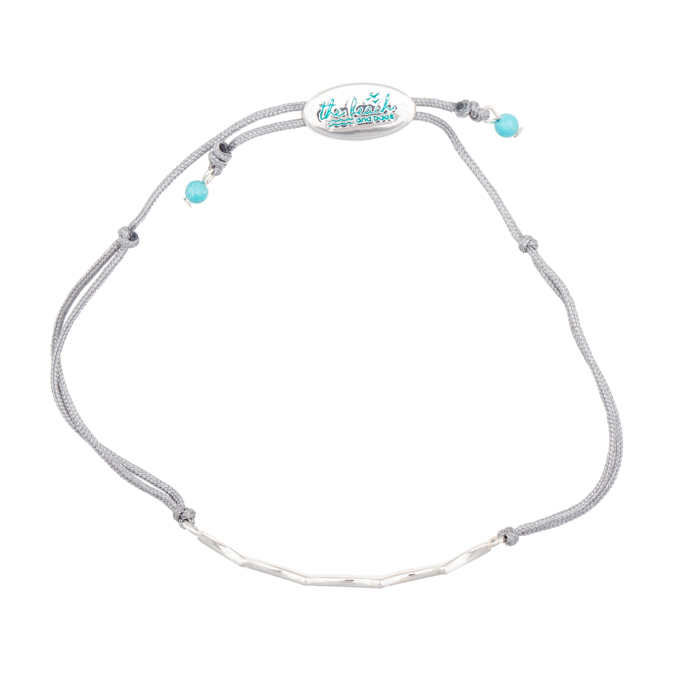 wave slider bracelet silver