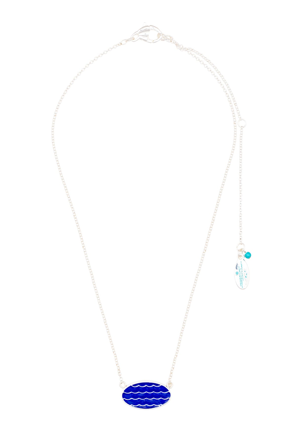 wave necklace silver