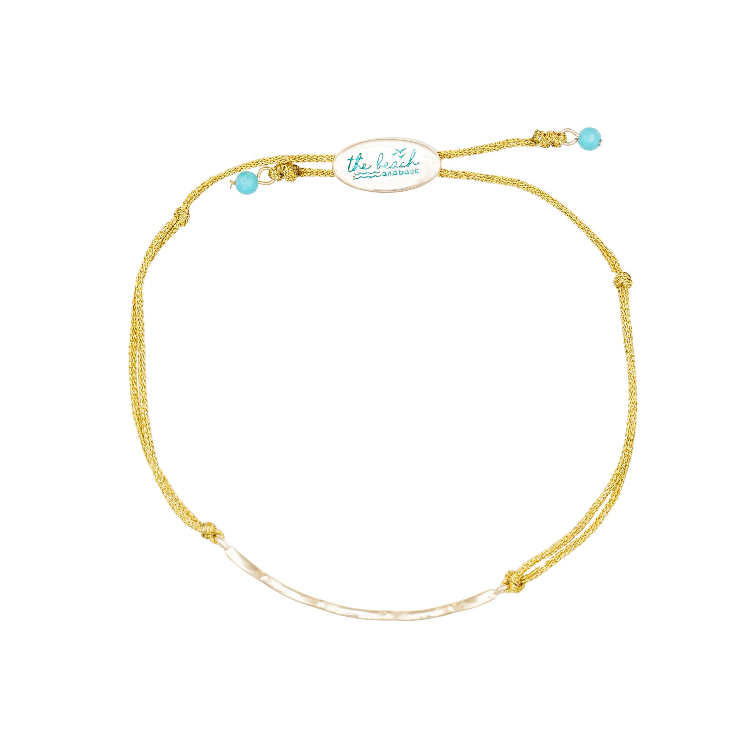wave slider bracelet gold