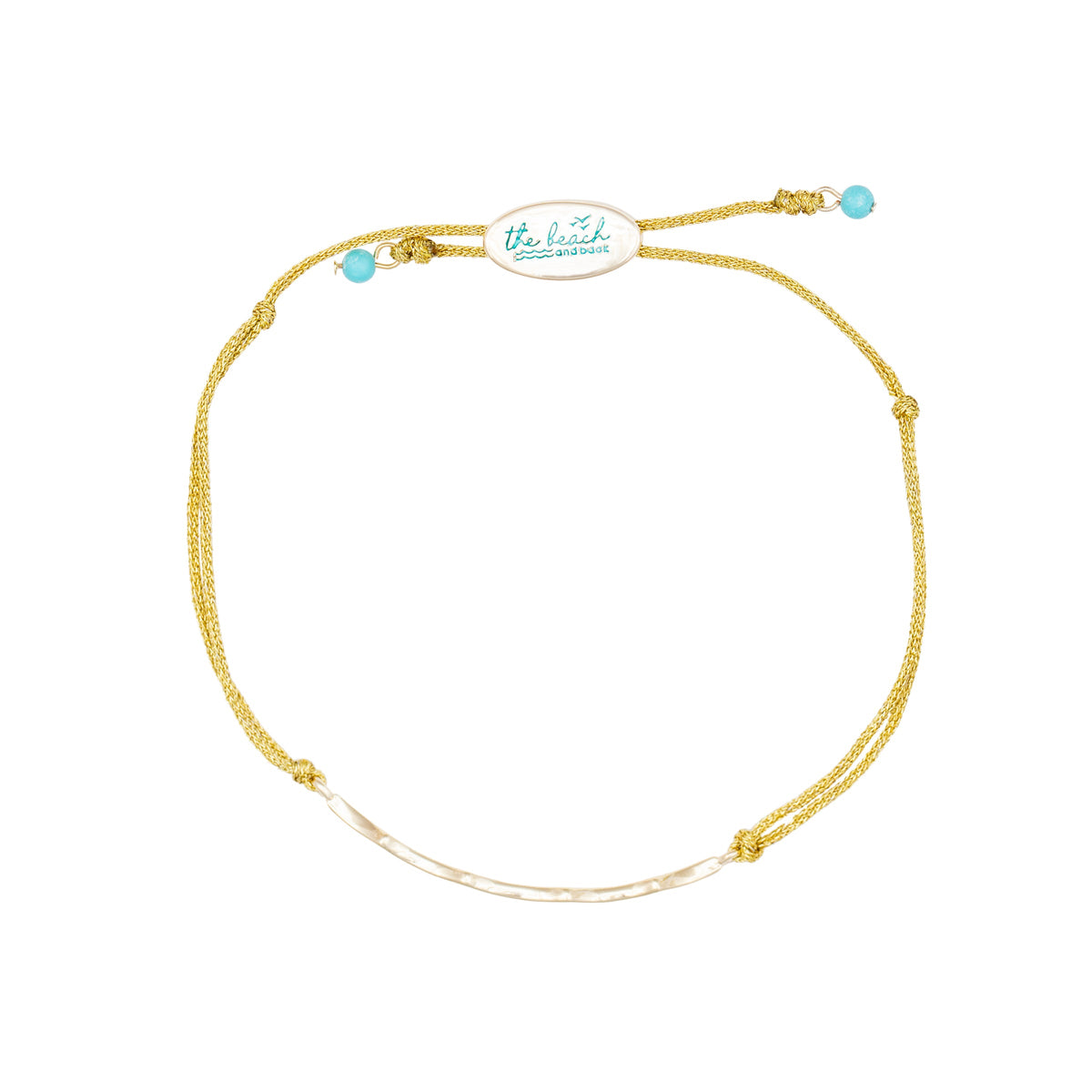 wave slider bracelet gold