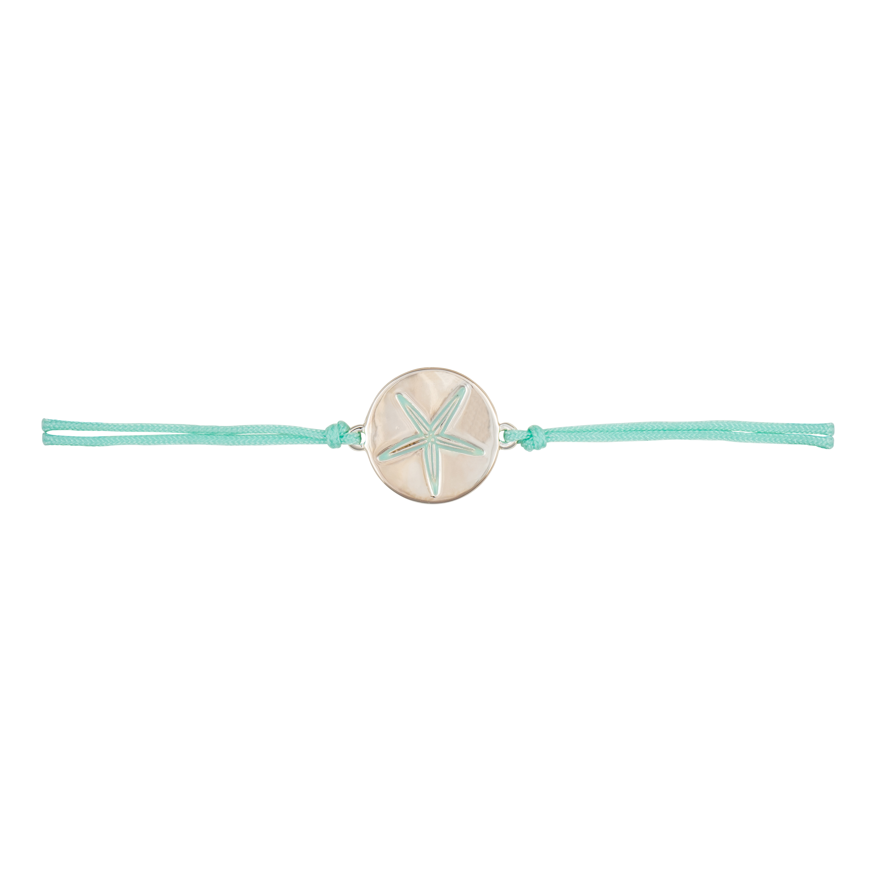 sea bright sea star slider bracelet turquoise