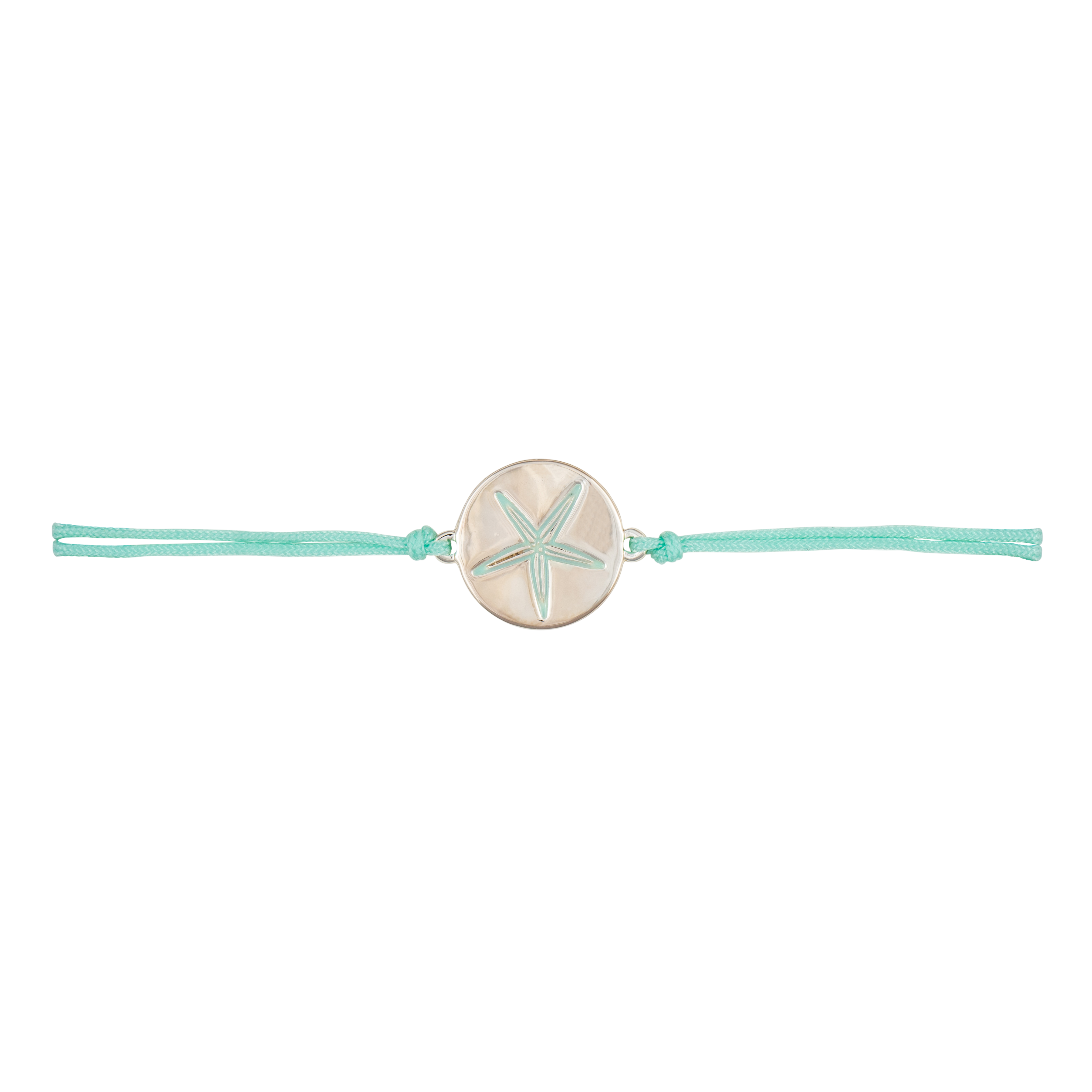 sea bright sea star slider bracelet turquoise
