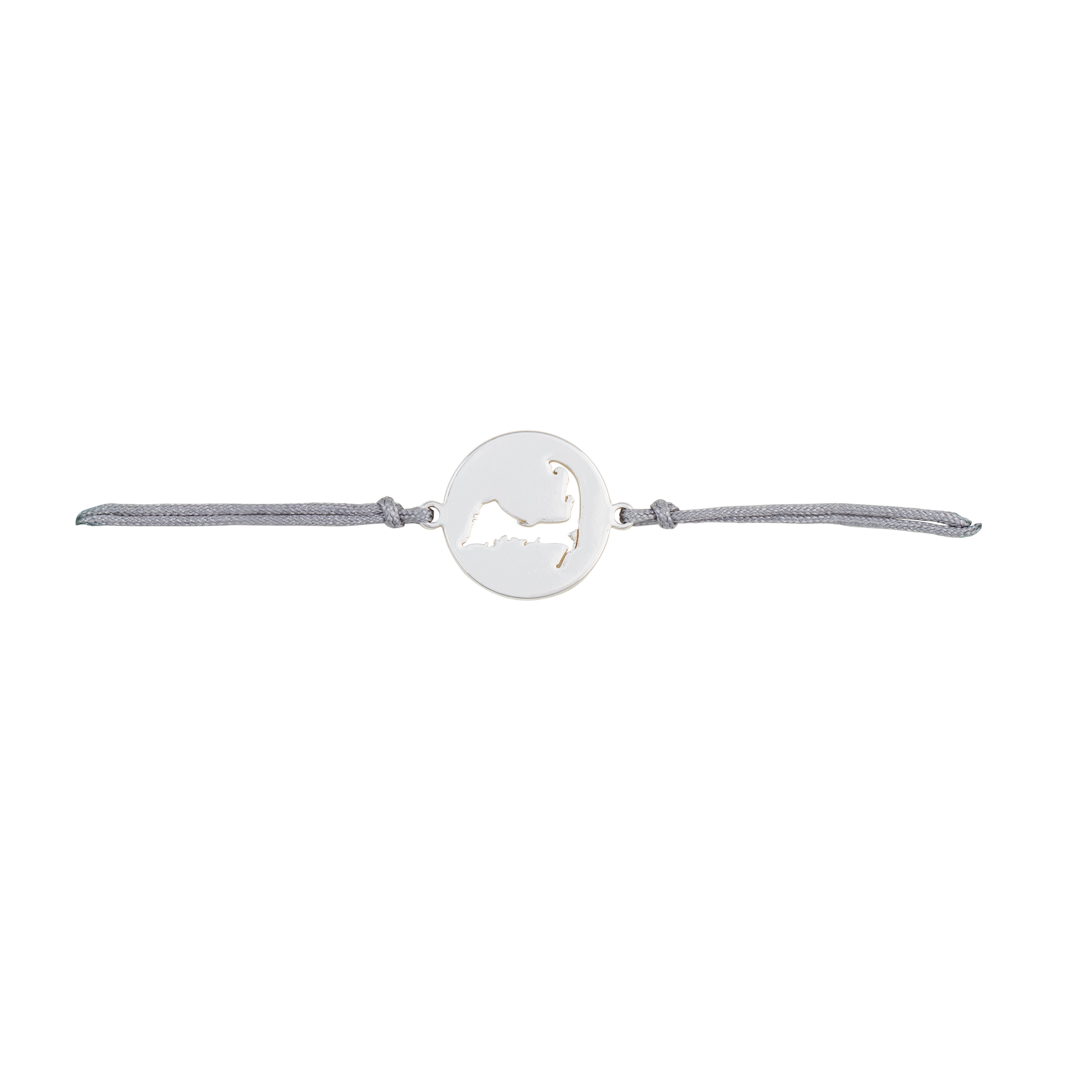 cape slider bracelet silver