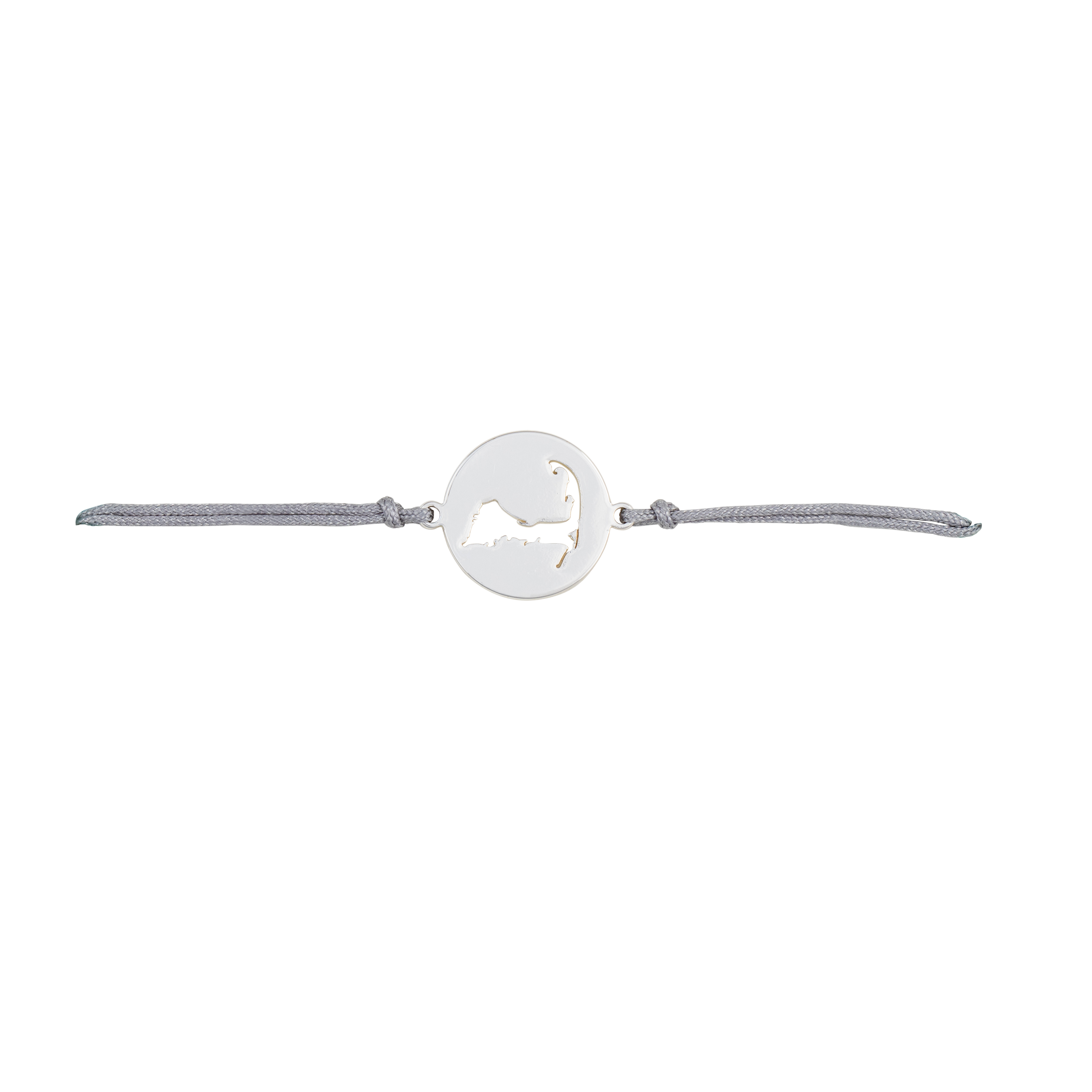 cape slider bracelet silver