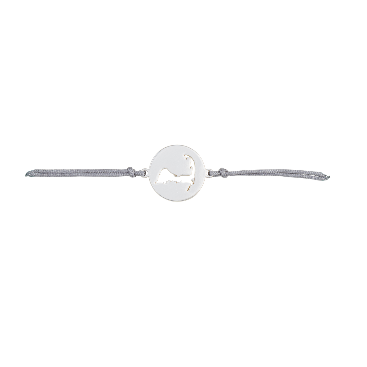 cape slider bracelet silver