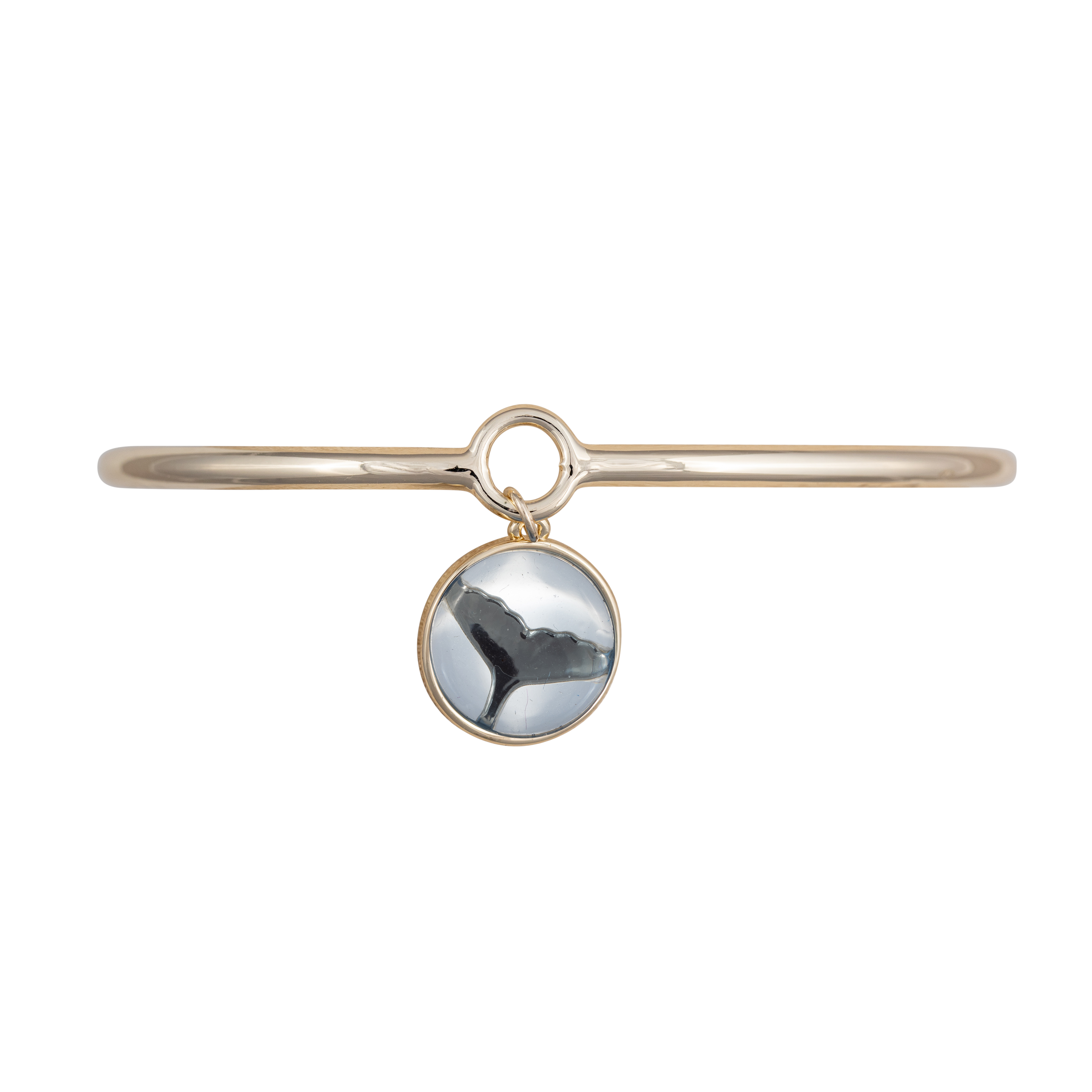 hyannis whale bangle gold