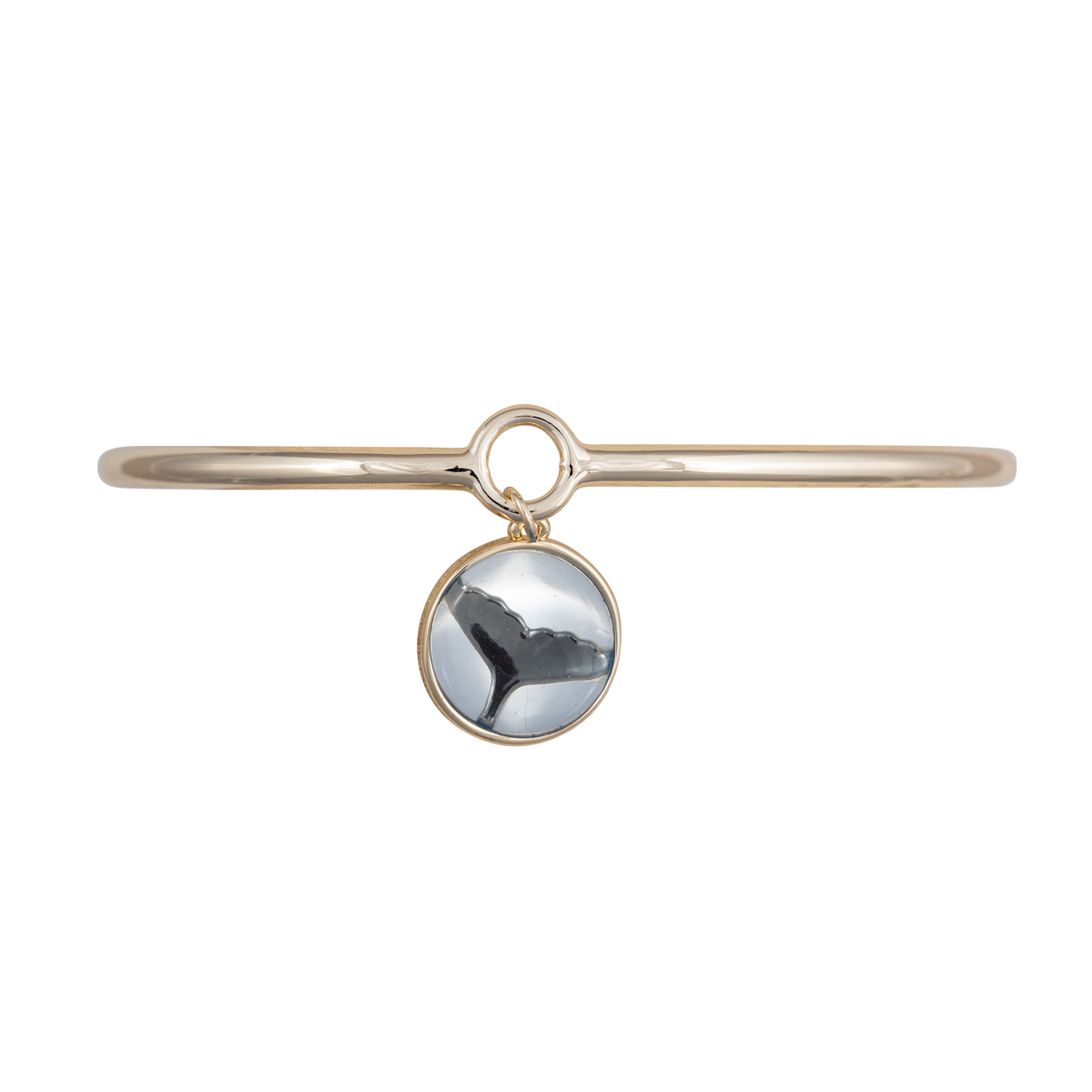 hyannis whale bangle gold