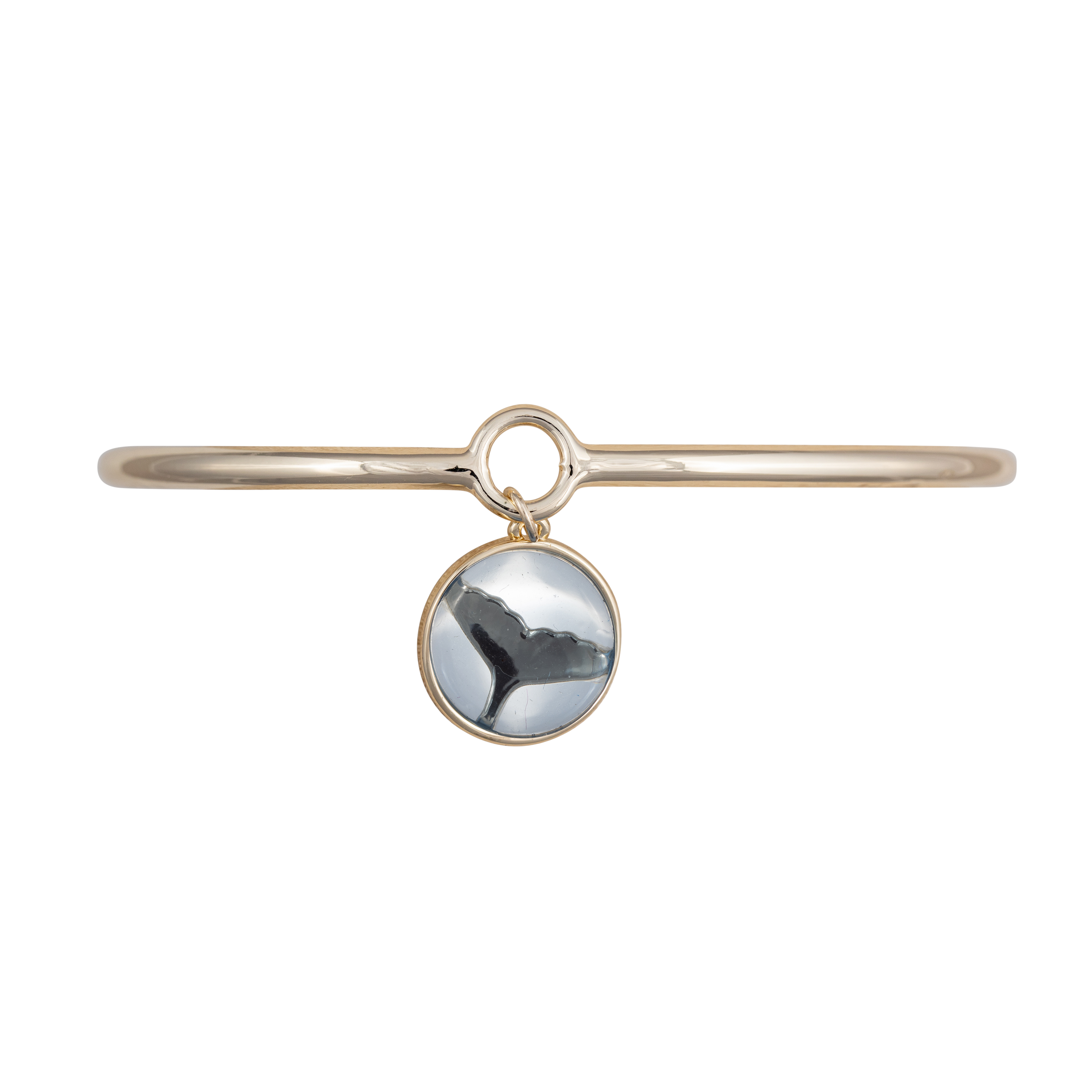 hyannis whale bangle gold