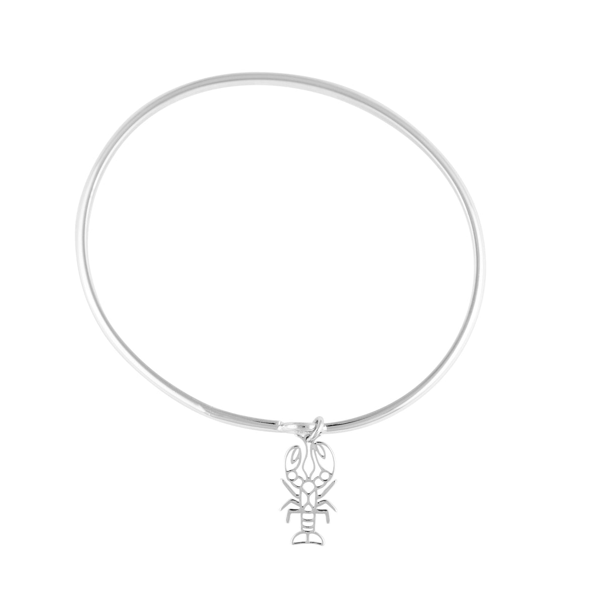 kennebunkport lobster bangle silver