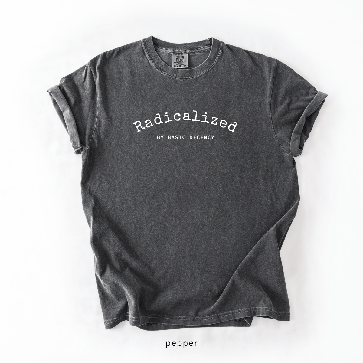 Radicalized by Basic Decency Shirt