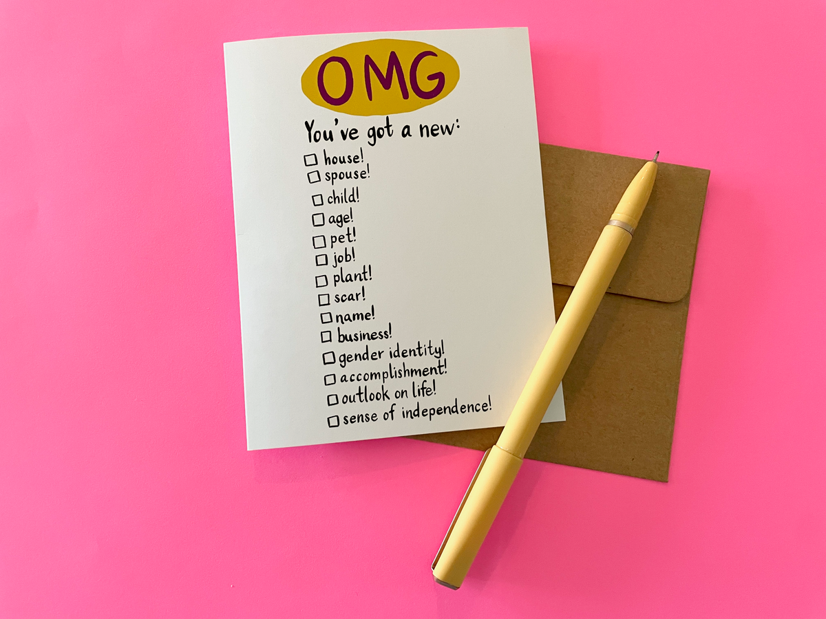 OMG All-Occasion Greeting Card