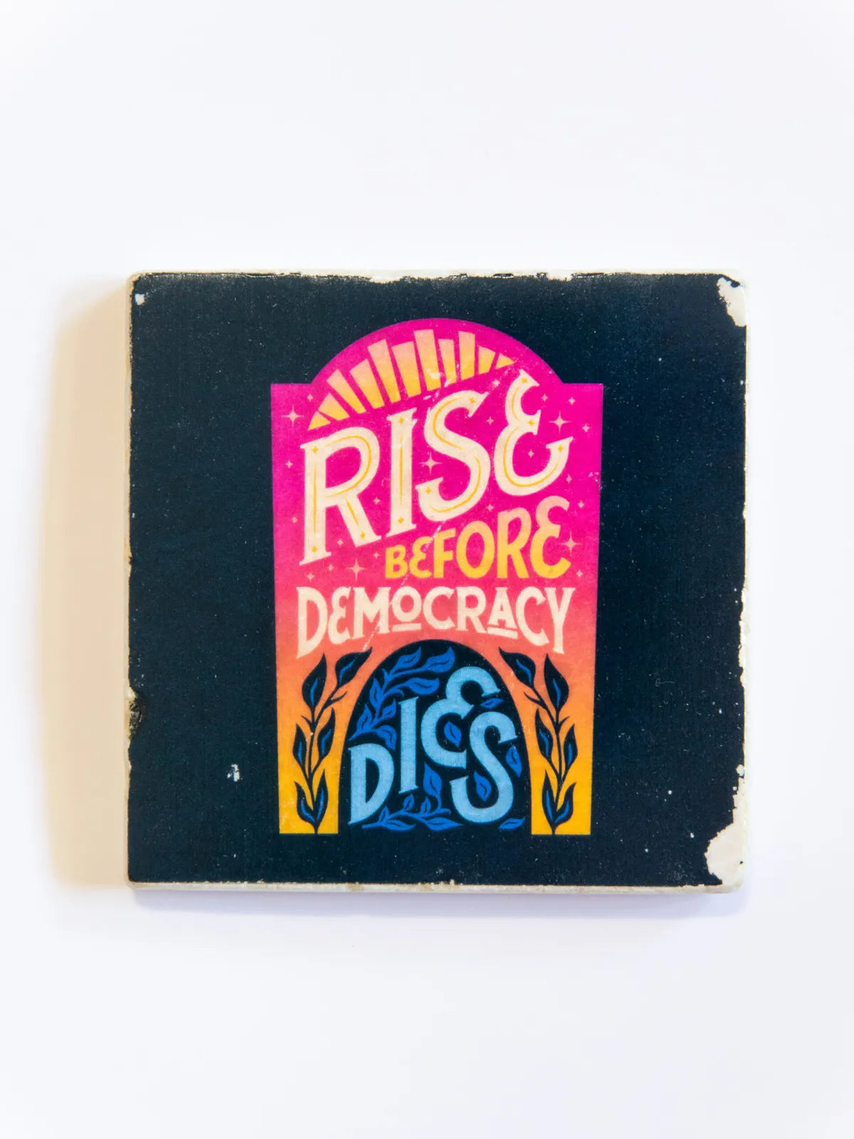 Protest Art Series Marble Coaster Set