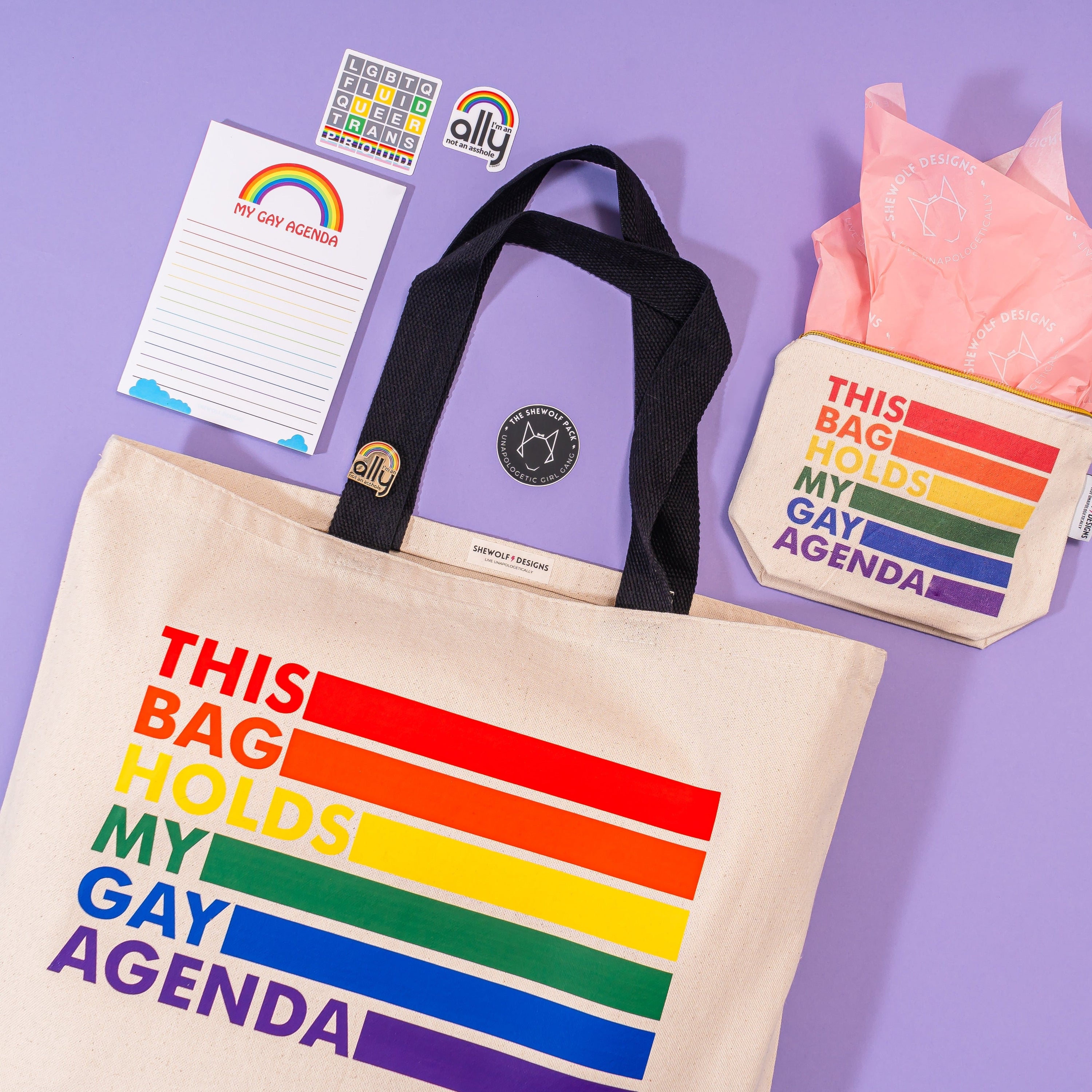 Gay agenda Tote