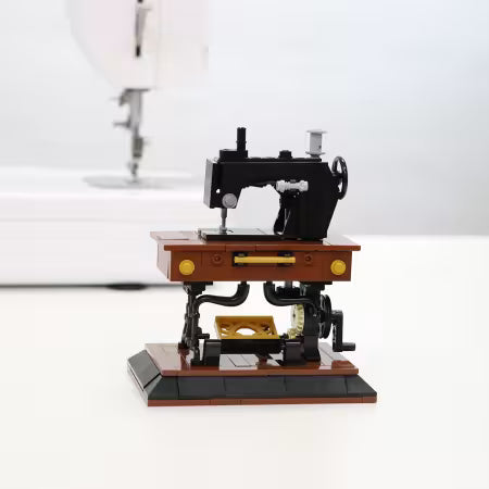 Vintage Sewing Machine Block Set