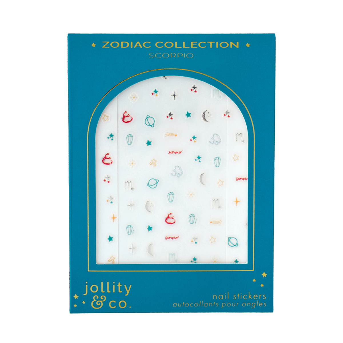 Zodiac Scorpio Nail Stickers, Jollity & Co