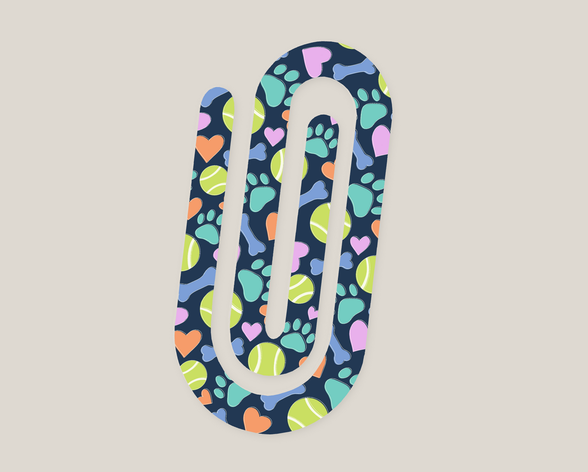 Puppy Love Jumbo Paperclip