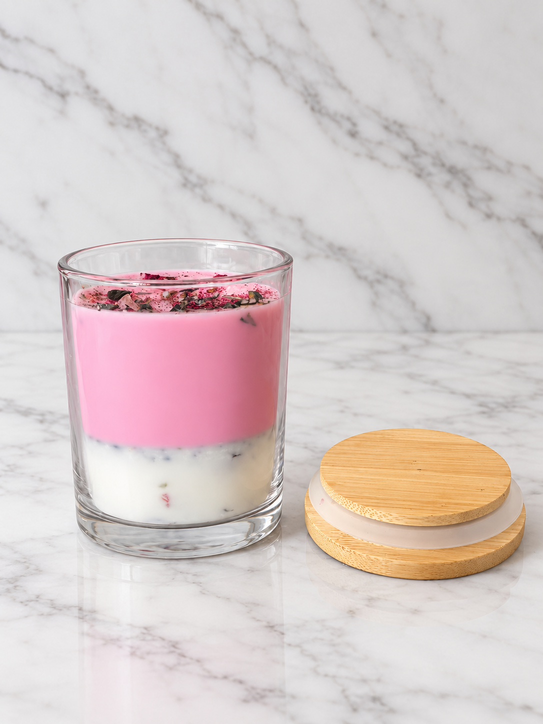 Self Love & Self Growth Soy Wax Jar Candle | Rose & Lavender