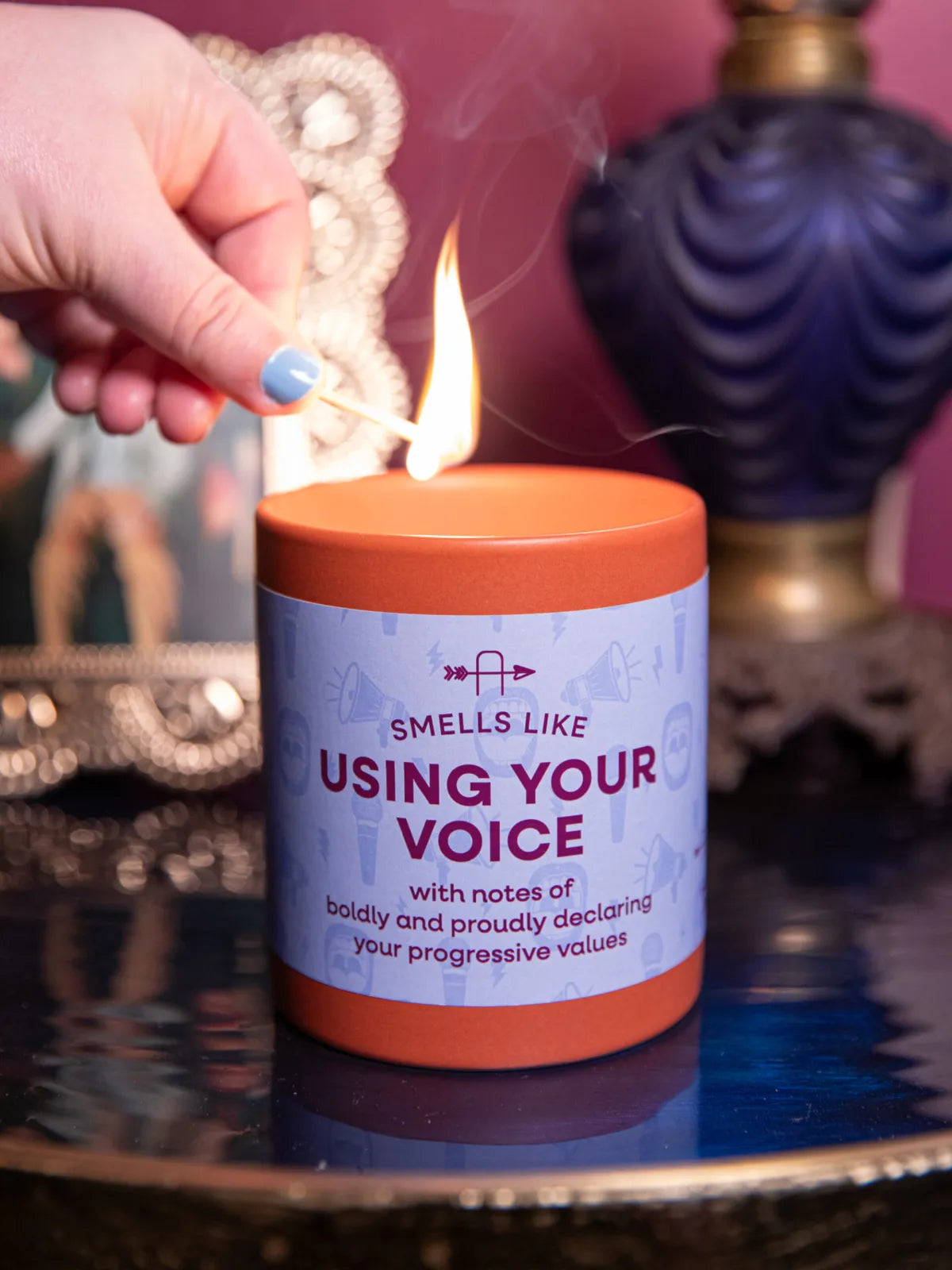 Smells Like Using Your Voice Candle