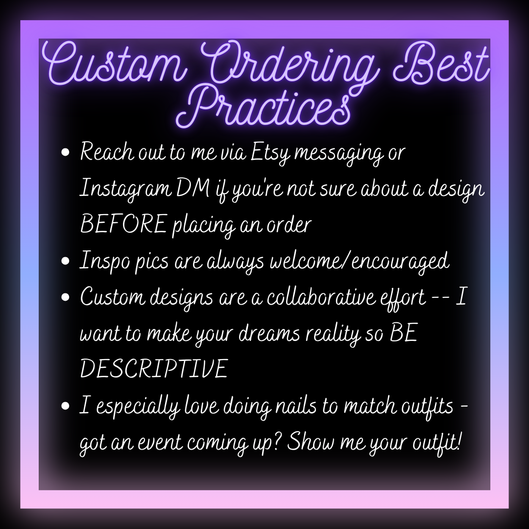 Custom Nail Set Order