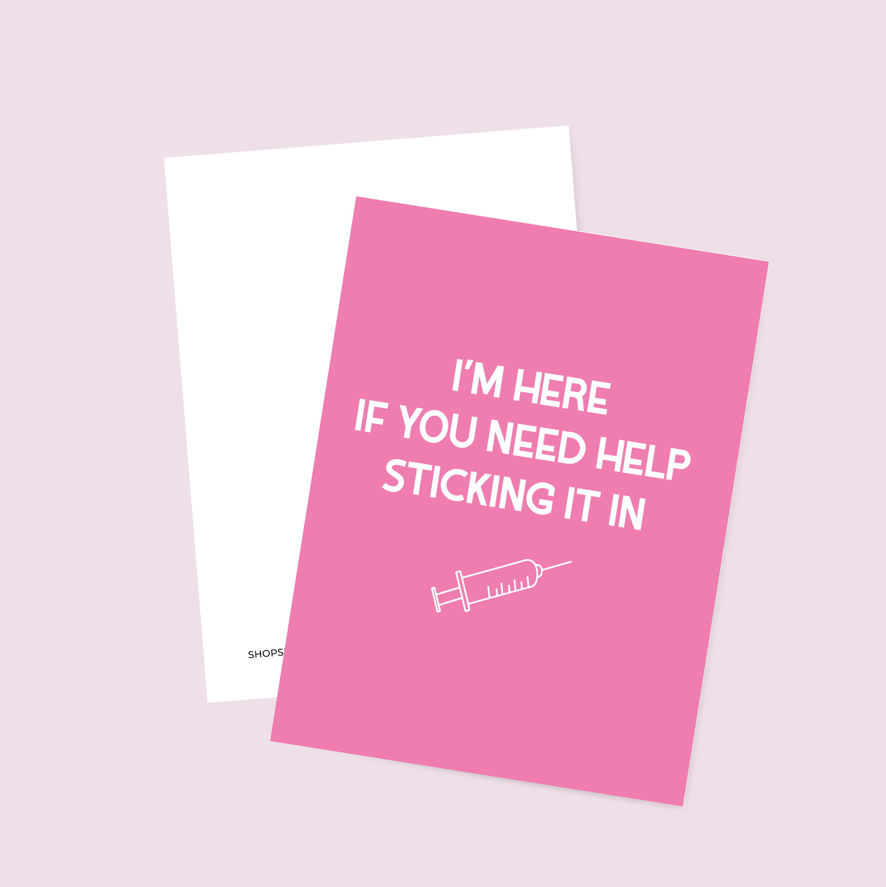 Funny Medication Injection Card