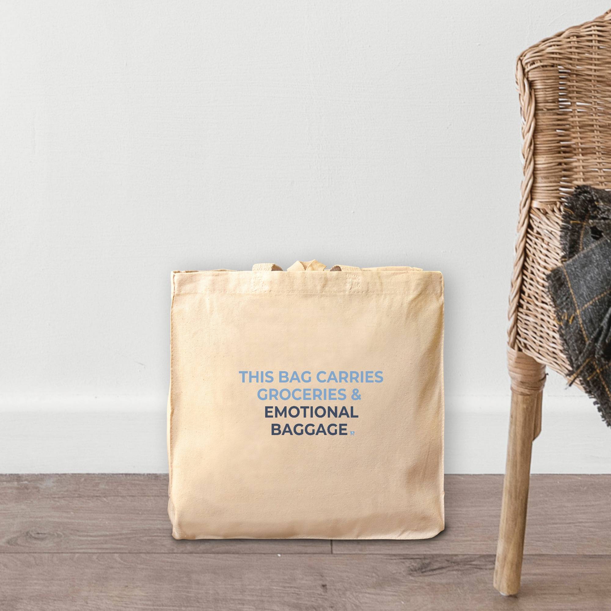 Carry Groceries and Emotional Baggage Tote