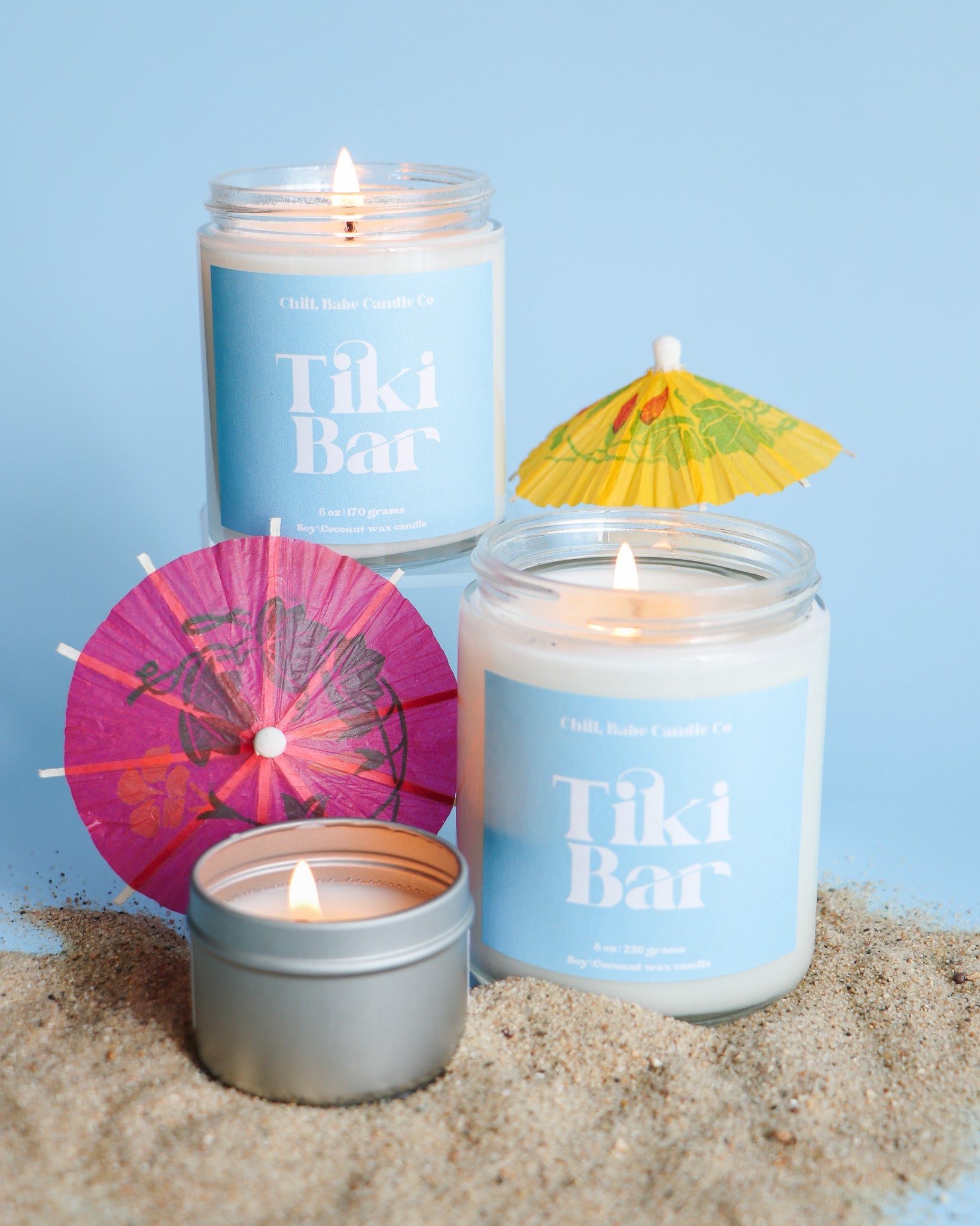 Tiki Bar Candle | Passionfruit + Pineapple + Musk