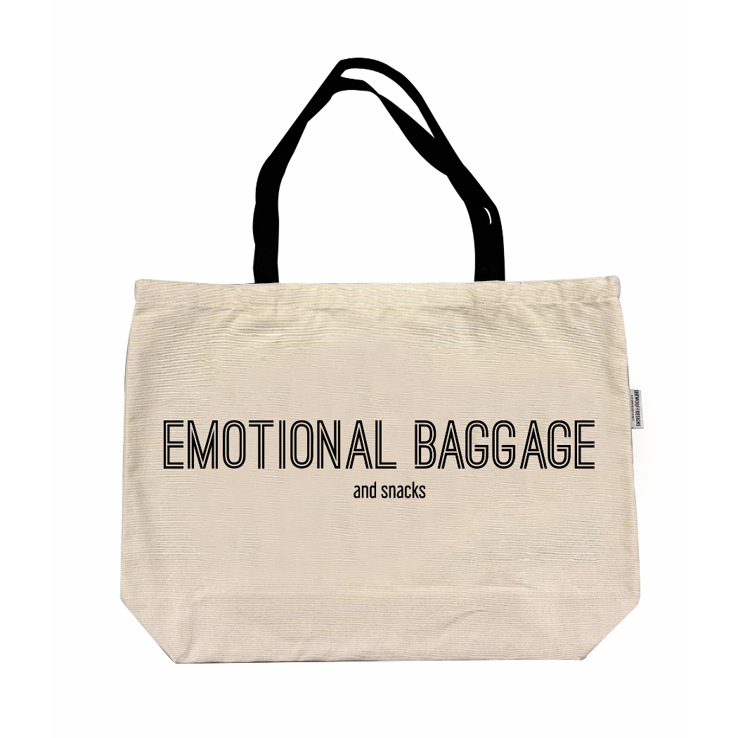 Emotional Baggage & Snacks Tote