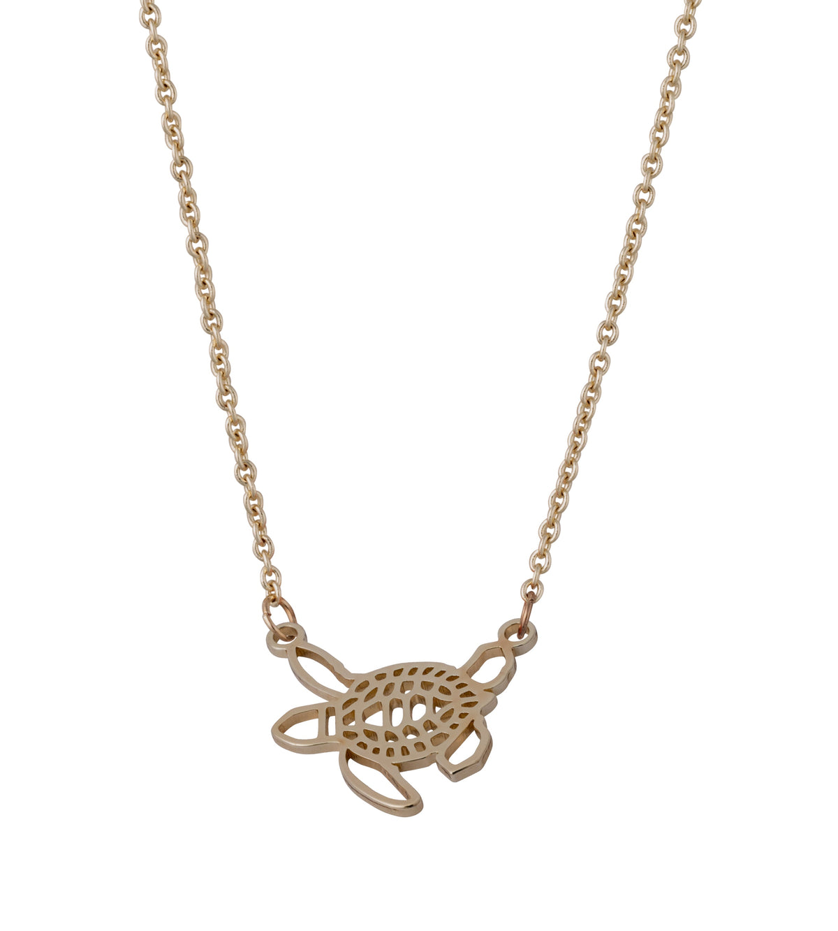 bald head island sea turtle necklace gold