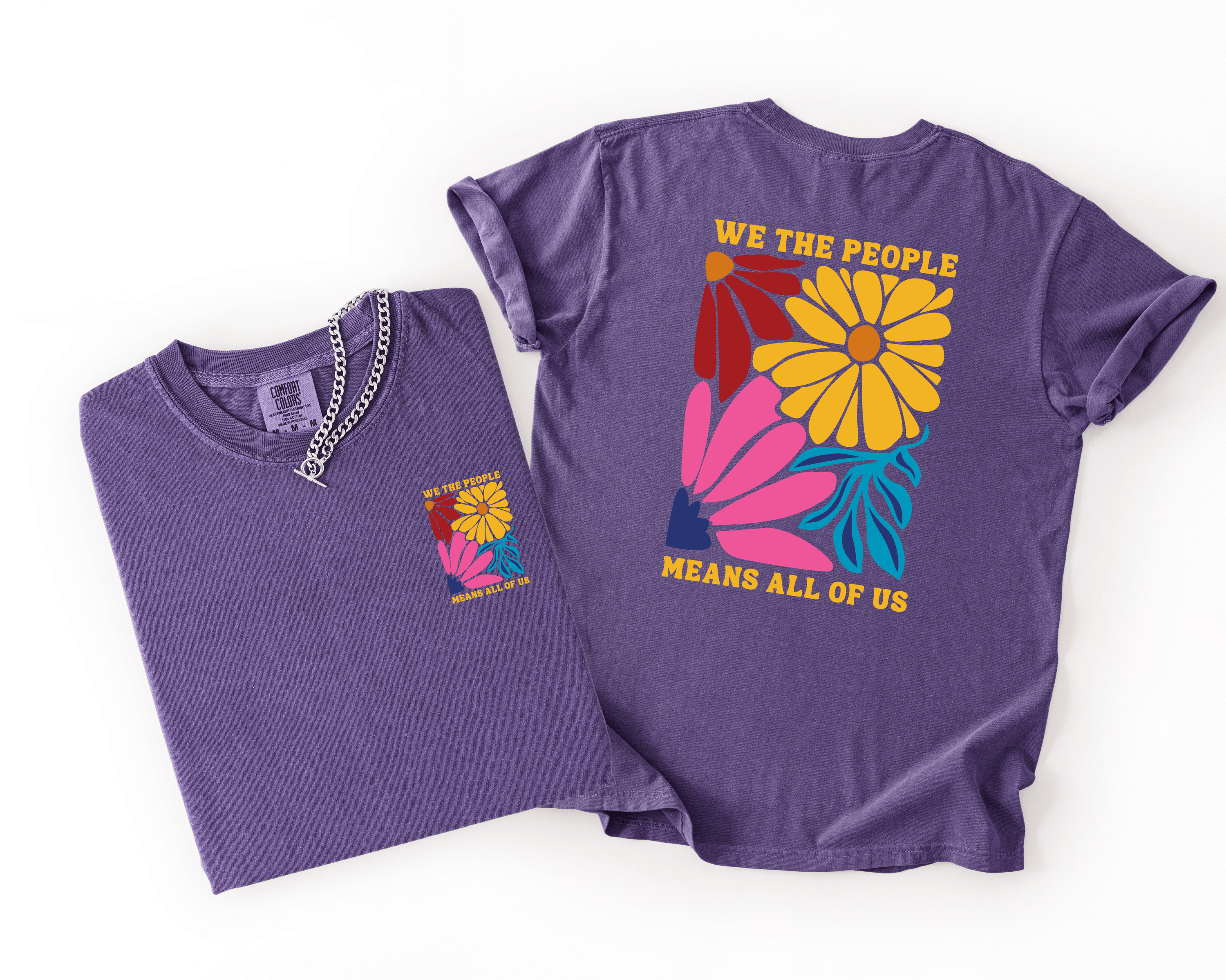 We the People Means All of Us Floral T-Shirt