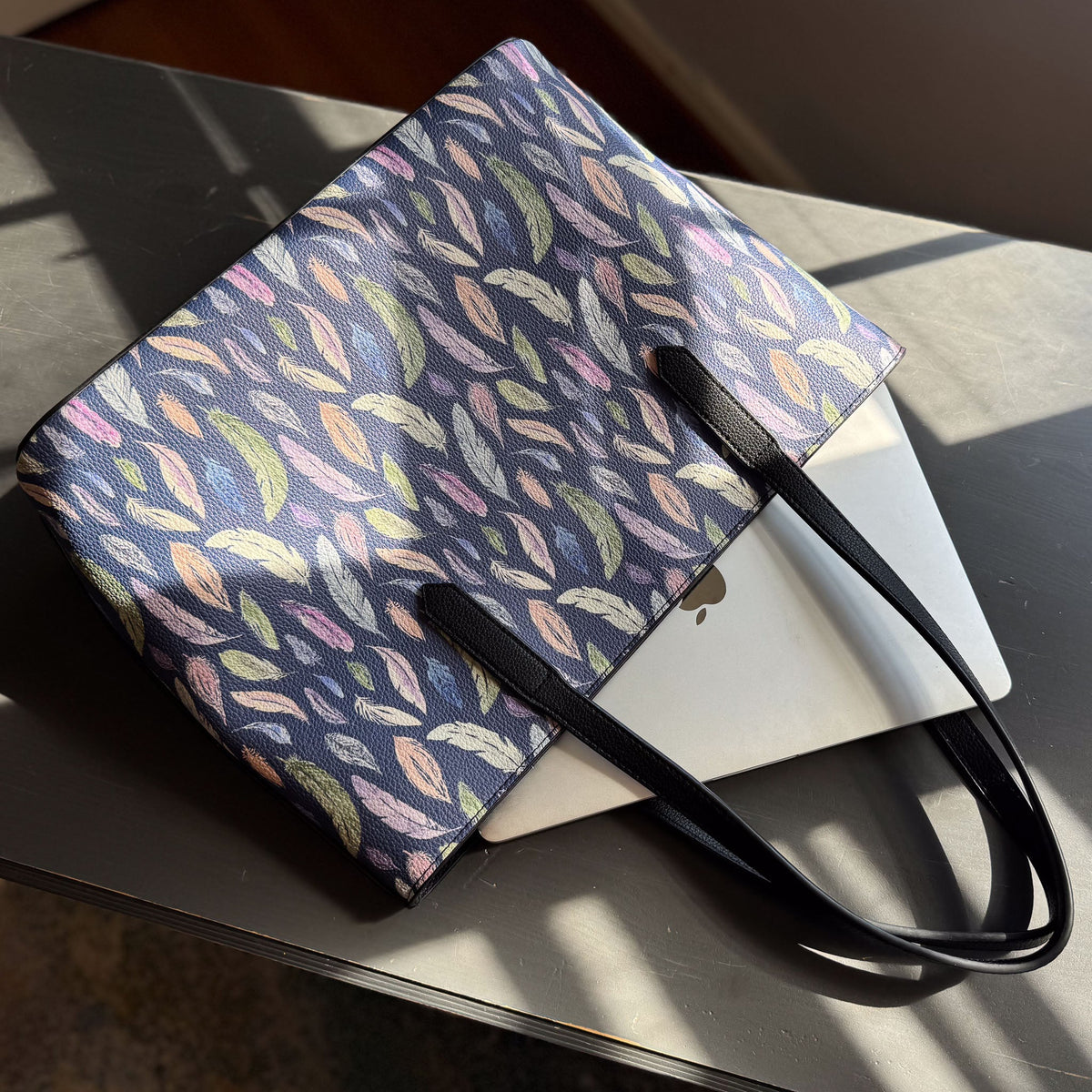 featherlight carryall in vegan leather
