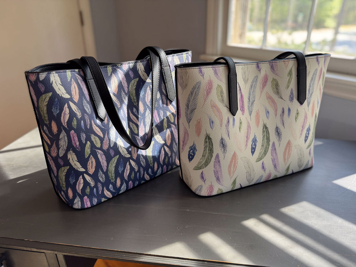 featherlight carryall in vegan leather